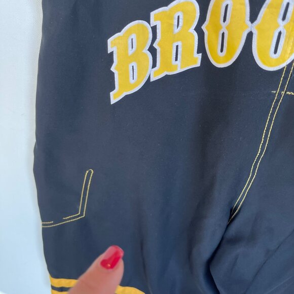 Brooklyn Men's 32 Shorts Black/Yellow Physical Science Surf Board Active Bottoms - Picture 4 of 15